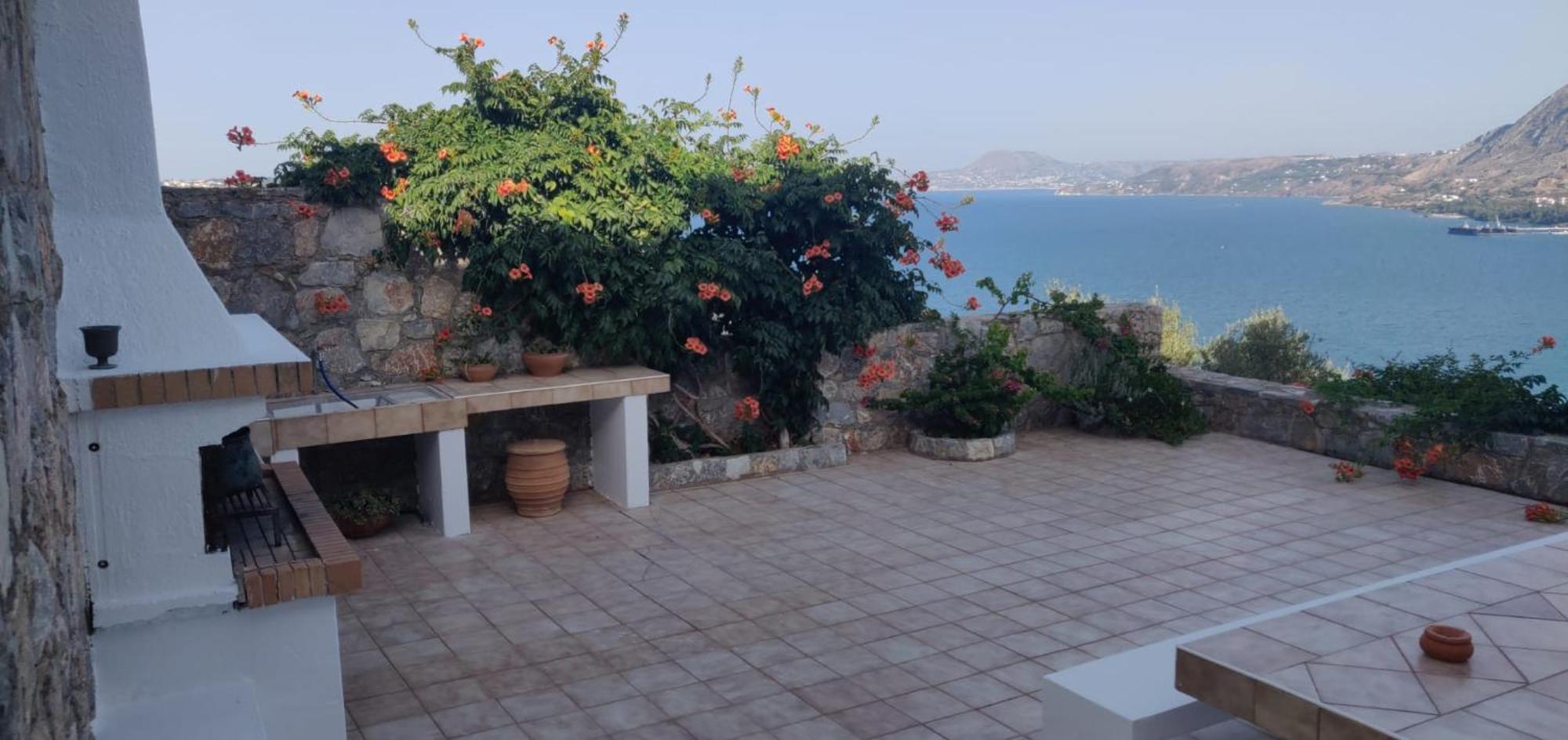 Panoramic Seaview Holiday House Souda Bagian luar foto