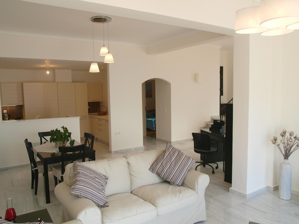 Panoramic Seaview Holiday House Souda Bagian luar foto