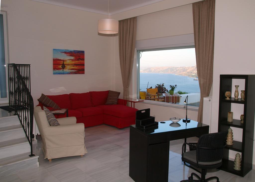 Panoramic Seaview Holiday House Souda Bagian luar foto