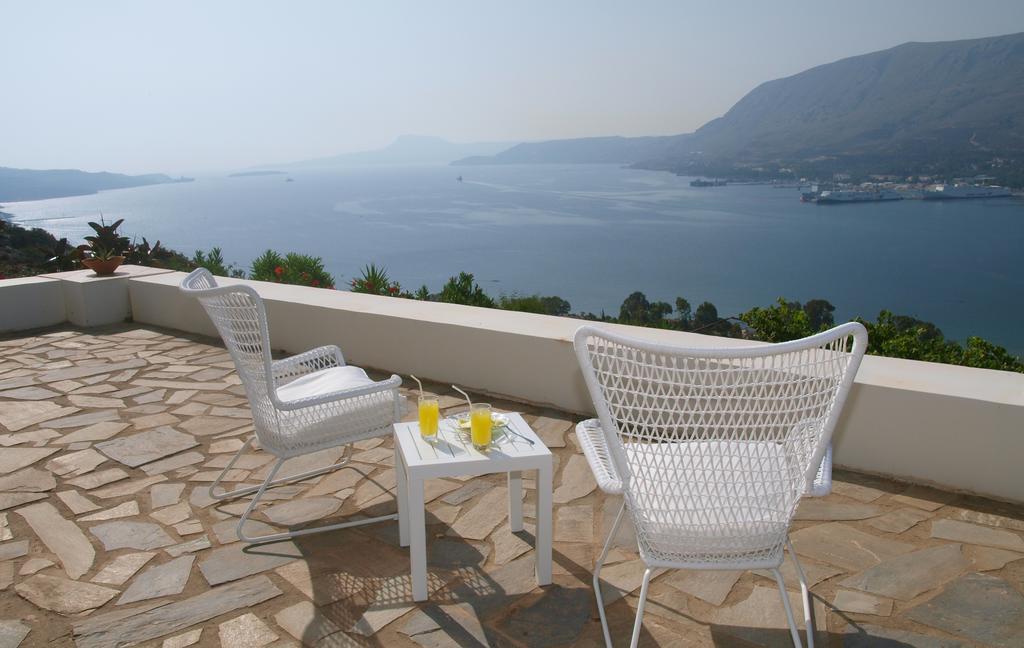 Panoramic Seaview Holiday House Souda Bagian luar foto