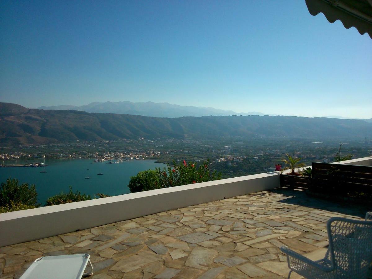 Panoramic Seaview Holiday House Souda Bagian luar foto